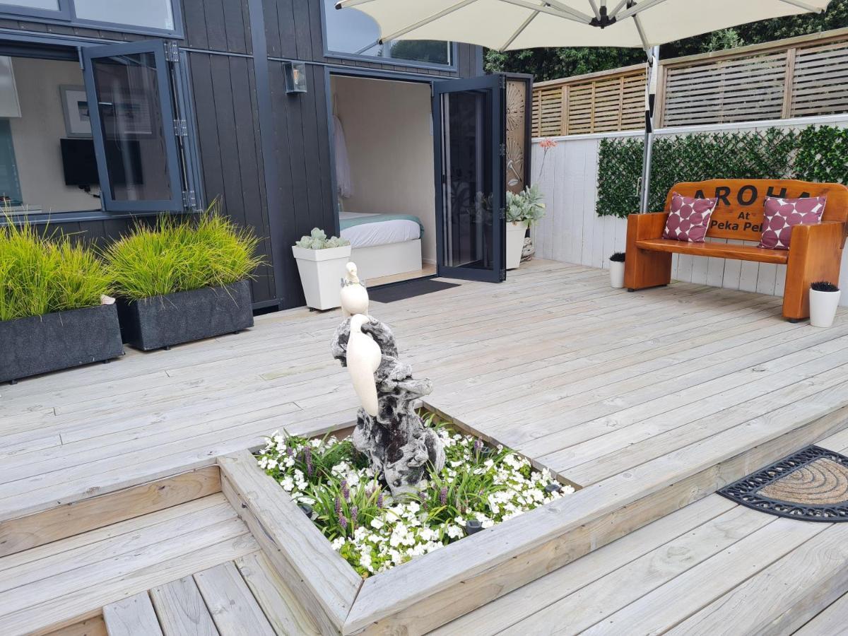 Aroha Tiny House Peka Peka Apartman Waikanae Kültér fotó